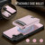 Samsung Galaxy A17 5G JEEHOOD J10 Flip Card Bag MagSafe Split RFID Leather Phone Case - Pink