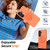 Samsung Galaxy A17 5G Kalebol Magnetic MagSafe Rotation Holder PC Phone Case - Orange