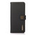 Samsung Galaxy A17 5G KHAZNEH Custer Genuine Leather RFID Phone Case - Black
