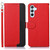 Samsung Galaxy A17 5G KHAZNEH Litchi Texture Leather RFID Phone Case - Red