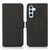 Samsung Galaxy A17 5G KHAZNEH Matte Texture Leather Phone Case - Black