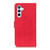 Samsung Galaxy A17 5G KHAZNEH Retro Texture Horizontal Flip Leather Phone Case - Red