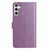 Samsung Galaxy A17 5G Lambskin 8-card Slot Leather Phone Case - Purple