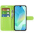 Samsung Galaxy A17 5G Litchi Texture Horizontal Flip Leather Phone Case with Holder - Green