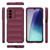 Samsung Galaxy A17 5G Magic Shield TPU + Flannel Phone Case - Wine Red