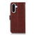 Samsung Galaxy A17 5G Magnetic Crazy Horse Texture Genuine Leather RFID Phone Case - Brown