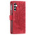 Samsung Galaxy A17 5G Multi-Card Totem Zipper Leather Phone Case - Red