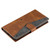 Samsung Galaxy A17 5G Nail Skin Feel Stitching Calf Texture Leather Phone Case - Brown