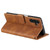 Samsung Galaxy A17 5G Nail Skin Feel Stitching Calf Texture Leather Phone Case - Brown