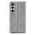 Samsung Galaxy A17 5G Retro-skin Magnetic Suction Leather Phone Case - Grey