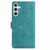 Samsung Galaxy A17 5G Secret Garden Butterfly Pattern Leather Phone Case - Green