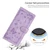 Samsung Galaxy A17 5G Secret Garden Butterfly Pattern Leather Phone Case - Purple