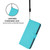 Samsung Galaxy A17 5G Skin Feel Solid Color Leather Phone Case with Lanyard - Lake Blue