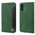 Samsung Galaxy A17 5G Skin Feel Splicing Leather Phone Case - Green
