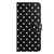 Samsung Galaxy A17 5G Small Dots Pattern Vegan Leather Phone Case - Black