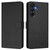 Samsung Galaxy A17 5G Smile Embossing RFID Leather Phone Case - Black