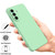 Samsung Galaxy A17 5G Solid Color Liquid Silicone Dropproof Full Coverage Phone Case - Green