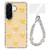 Samsung Galaxy A17 5G Sparkling IMD Colorful Bow Phone Case with Bracelet - Glitter Light Yellow