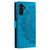 Samsung Galaxy A17 5G Totem Flower Embossed Leather Phone Case with Lanyard - Blue