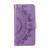 Samsung Galaxy A17 5G Totem Flower Embossed Leather Phone Case with Lanyard - Purple