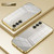 Samsung Galaxy A17 5G Transparent Plating Fine Hole Phone Case - Gold