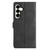 Samsung Galaxy A17 5G Triangles Embossed Leather Phone Case - Black