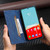 Samsung Galaxy A17 5G TTUDRCH RFID Retro Texture Magnetic Leather Phone Case - Blue