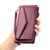 Samsung Galaxy A17 5G Wallet Multi-card Slot Leather Phone Case with Lanyard - Wine Red