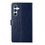 Samsung Galaxy A17 5G Y-shaped Pattern Flip Leather Phone Case - Blue
