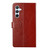 Samsung Galaxy A17 5G Y-shaped Pattern Flip Leather Phone Case - Brown