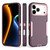 iPhone 17 Pro Max 2 in 1 PC Hybrid TPU Phone Case - Purple Red+Pink