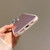 iPhone 17 Pro Max 3 in 1 Diamond Lens Frame Quicksand Pattern Phone Case - Black