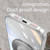 iPhone 17 Pro Max 360 Holder Magsafe Acrylic Hybrid TPU Phone Case - Frosted White