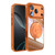 iPhone 17 Pro Max 360 Holder Magsafe Acrylic Hybrid TPU Phone Case - Orange