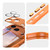 iPhone 17 Pro Max 360 Holder Magsafe Acrylic Hybrid TPU Phone Case - Orange