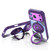 iPhone 17 Pro Max 360 Holder Magsafe Acrylic Hybrid TPU Phone Case - Purple