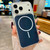 iPhone 17 Pro Max Acrylic MagSafe Fine Circle Magnetic Phone Case - Blue