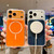 iPhone 17 Pro Max Acrylic MagSafe Fine Circle Magnetic Phone Case - Blue