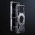 iPhone 17 Pro Max Aluminum Alloy Borderless MagSafe Rotating Holder Phone Case - Silver