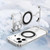 iPhone 17 Pro Max Armor Alloy Frameless MagSafe Magnetic Bracket Heat Dissipation Metal Phone Case - Silver Black