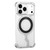 iPhone 17 Pro Max Armor Alloy Frameless MagSafe Magnetic Bracket Heat Dissipation Metal Phone Case - Silver Black