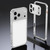 iPhone 17 Pro Max Armor Dual-side Anti-slip Metal Frame Case with Lens Cover - Silver