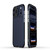 iPhone 17 Pro Max Aurora Series Lens Protector + Metal Frame Phone Case - Black Blue