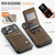 iPhone 17 Pro Max AutSpace A12 MagSafe Magnetic RFID Card Bag Phone Case - Coffee