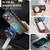 iPhone 17 Pro Max AutSpace A12 MagSafe Magnetic RFID Card Bag Phone Case - Coffee