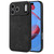 iPhone 17 Pro Max AZNS 3D Embossed Skin Feel Phone Case - Black
