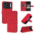 iPhone 17 Pro Max AZNS Skin Feel Calf Texture Flip Leather Phone Case - Red