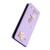 iPhone 17 Pro Max Ballet Girl Diamond Studded RFID Vegan Leather Phone Case - Light Purple