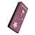 iPhone 17 Pro Max Ballet Girl Diamond Studded RFID Vegan Leather Phone Case - Violet