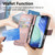 IPhone 17 Pro Max Butterfly Love Flower Embossed Leather Phone Case - Rose Gold